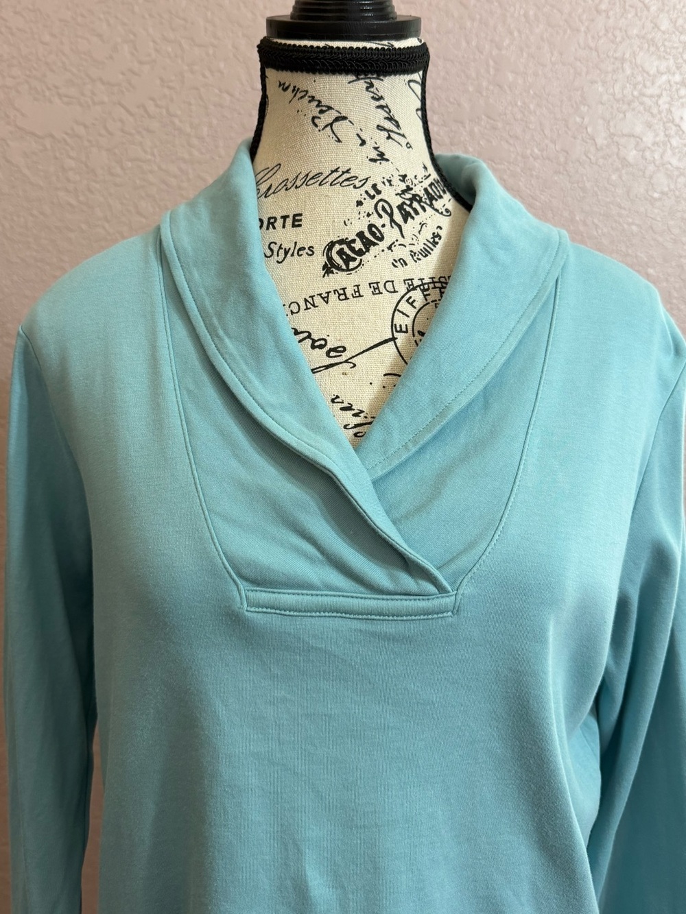 L.L. Bean Shawl Collar Top